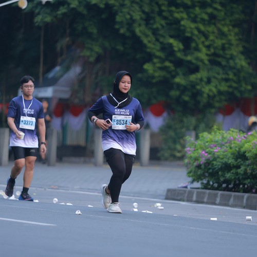 Race photo from KEMLU RUN 2026