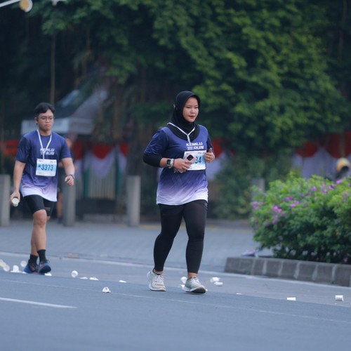 Race photo from KEMLU RUN 2026