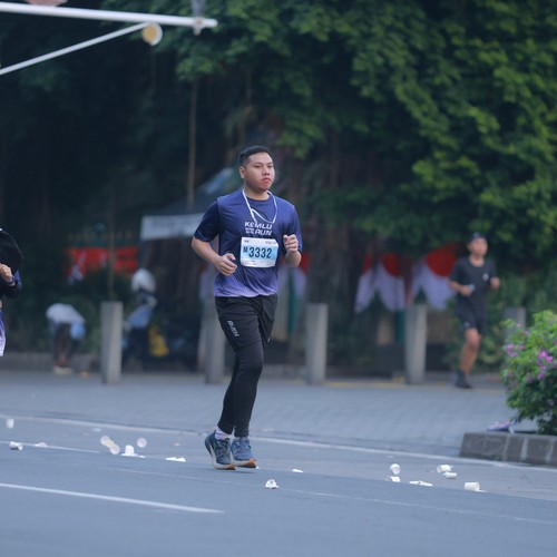 Race photo from KEMLU RUN 2026