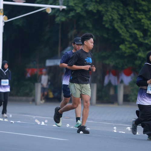 Race photo from KEMLU RUN 2026