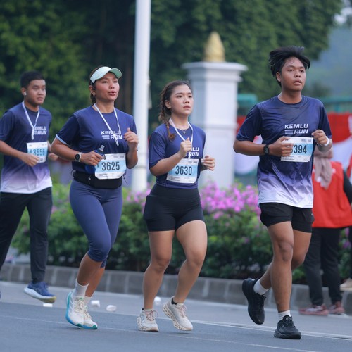 Race photo from KEMLU RUN 2026