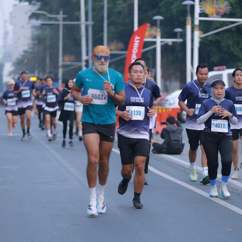 Race photo from KEMLU RUN 2026