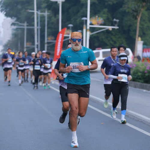 Race photo from KEMLU RUN 2026