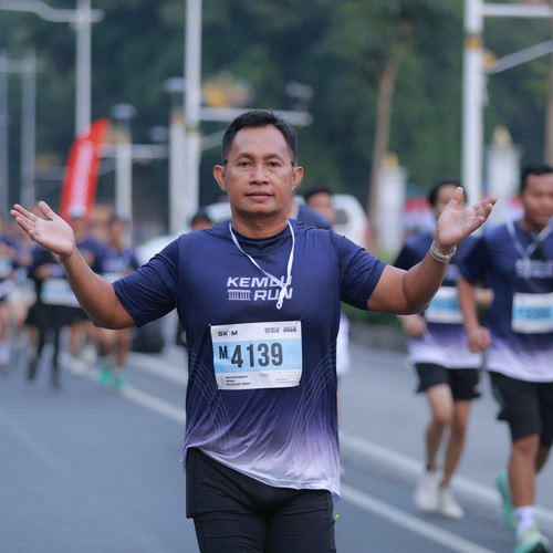 Race photo from KEMLU RUN 2026