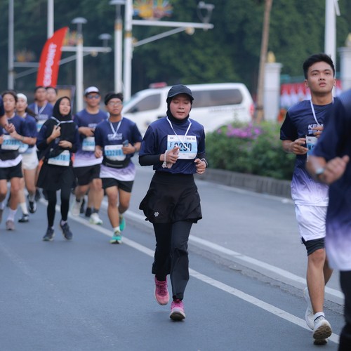 Race photo from KEMLU RUN 2026
