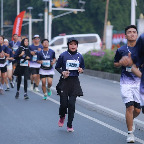 Race photo from KEMLU RUN 2026