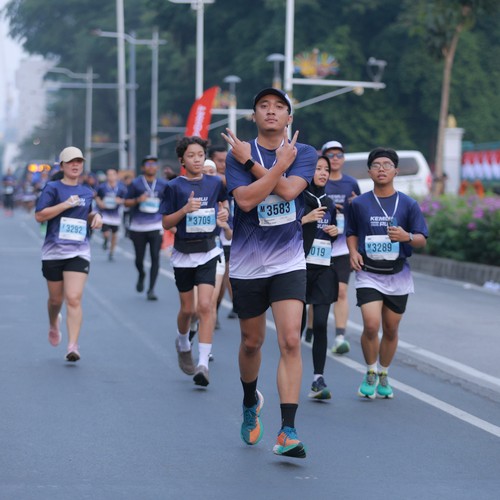 Race photo from KEMLU RUN 2026