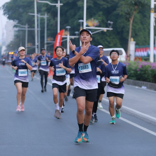 Race photo from KEMLU RUN 2026