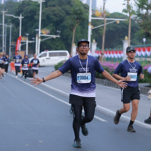 Race photo from KEMLU RUN 2026