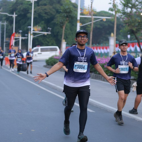 Race photo from KEMLU RUN 2026