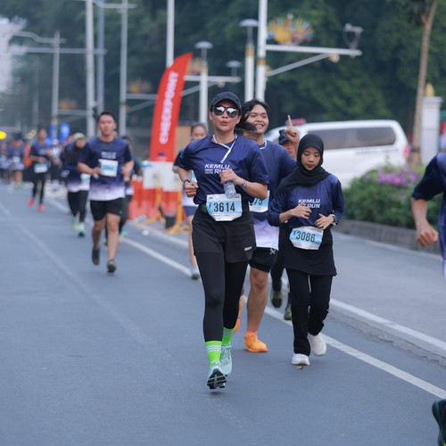 Race photo from KEMLU RUN 2026