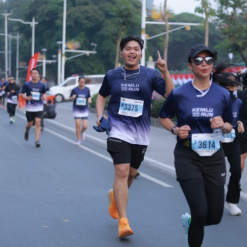 Race photo from KEMLU RUN 2026