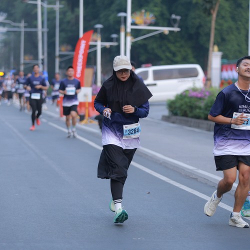 Race photo from KEMLU RUN 2026