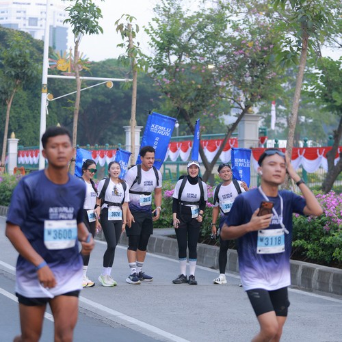 Race photo from KEMLU RUN 2026
