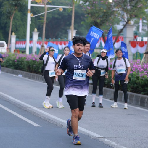 Race photo from KEMLU RUN 2026