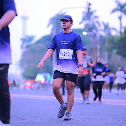 Race photo from KEMLU RUN 2026