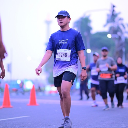 Race photo from KEMLU RUN 2026
