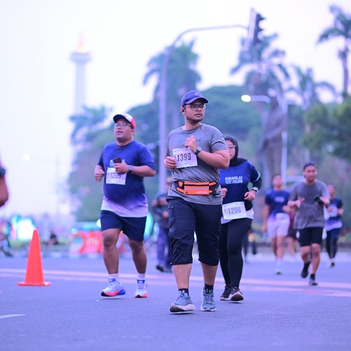 Race photo from KEMLU RUN 2026