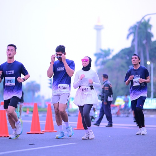 Race photo from KEMLU RUN 2026