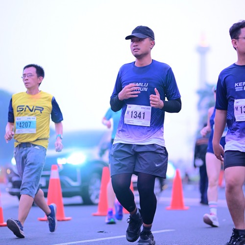 Race photo from KEMLU RUN 2026
