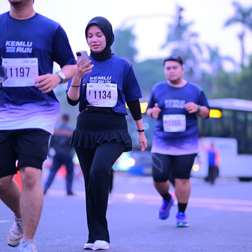Race photo from KEMLU RUN 2026