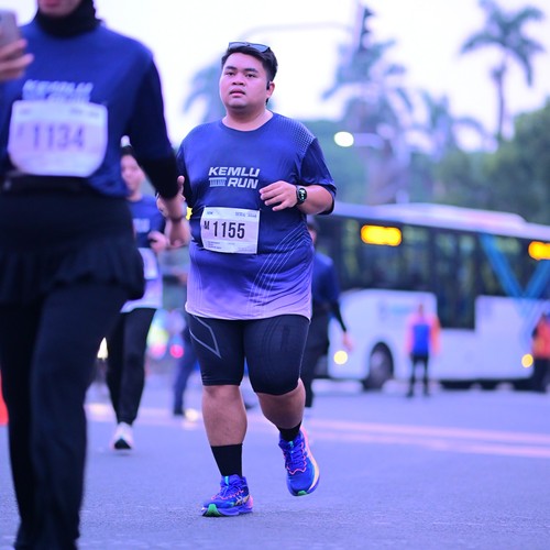 Race photo from KEMLU RUN 2026