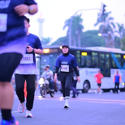 Race photo from KEMLU RUN 2026