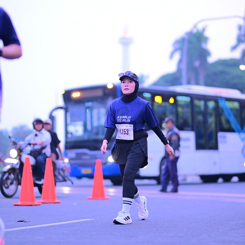 Race photo from KEMLU RUN 2026
