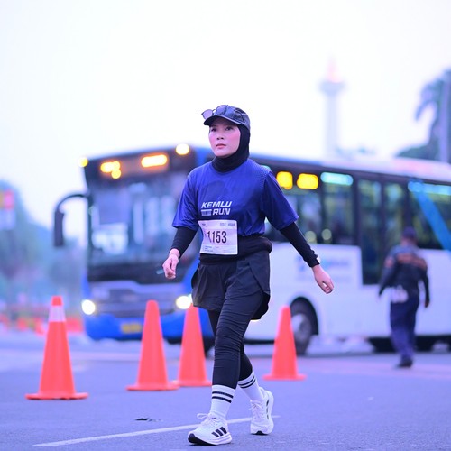 Race photo from KEMLU RUN 2026