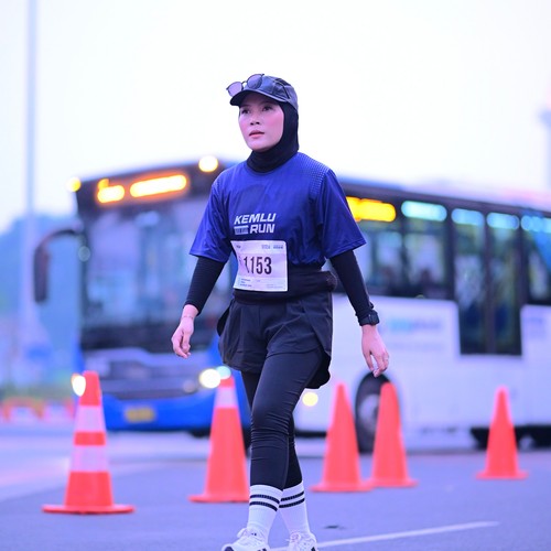 Race photo from KEMLU RUN 2026