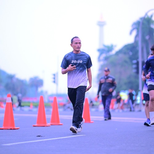 Race photo from KEMLU RUN 2026