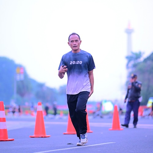 Race photo from KEMLU RUN 2026