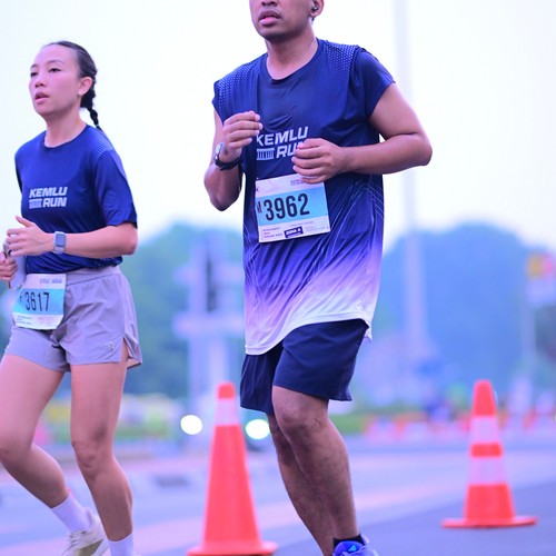 Race photo from KEMLU RUN 2026