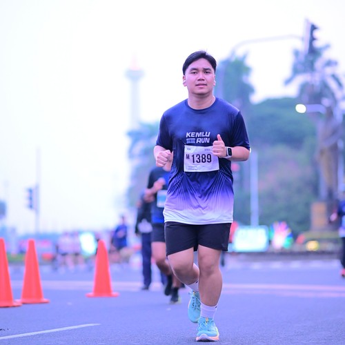 Race photo from KEMLU RUN 2026