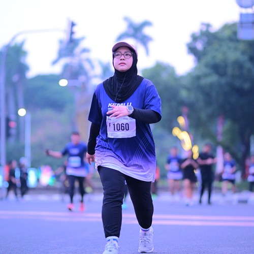 Race photo from KEMLU RUN 2026