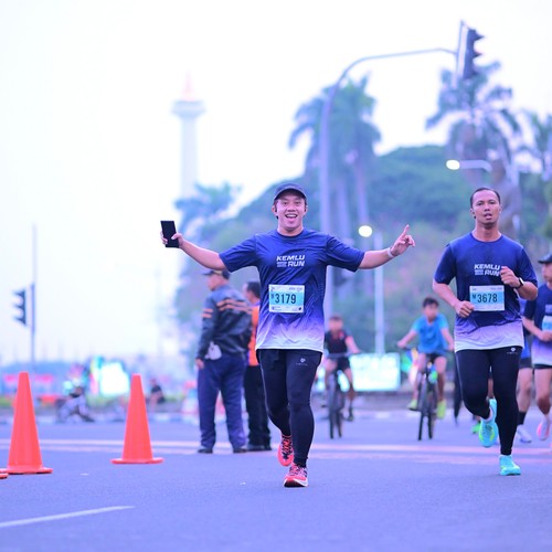 Race photo from KEMLU RUN 2026