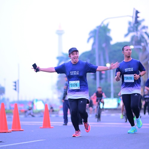 Race photo from KEMLU RUN 2026