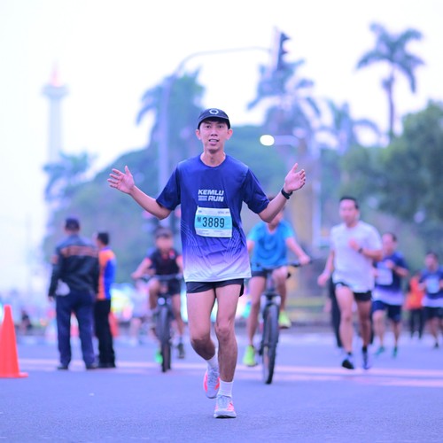 Race photo from KEMLU RUN 2026