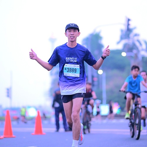 Race photo from KEMLU RUN 2026