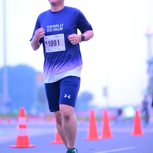 Race photo from KEMLU RUN 2026