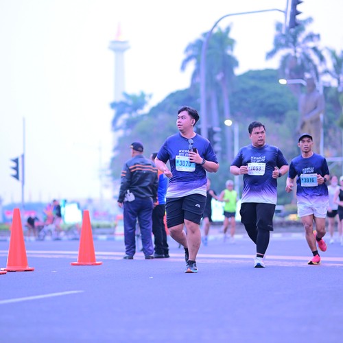 Race photo from KEMLU RUN 2026