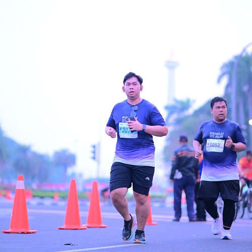 Race photo from KEMLU RUN 2026