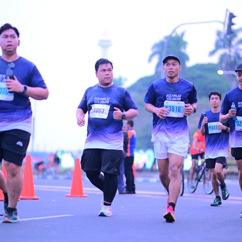 Race photo from KEMLU RUN 2026