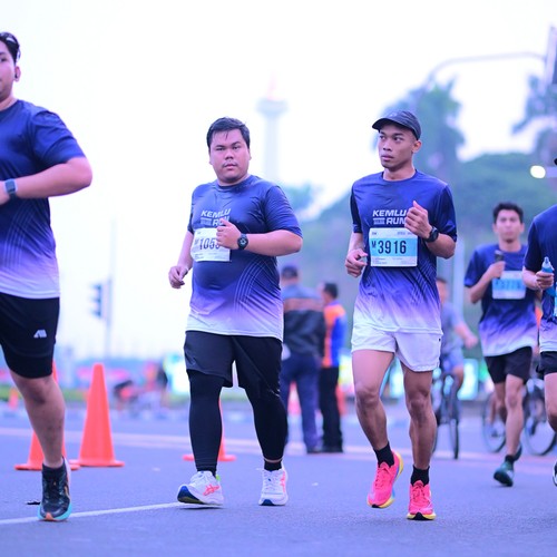 Race photo from KEMLU RUN 2026