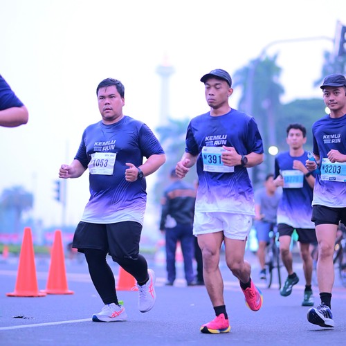 Race photo from KEMLU RUN 2026