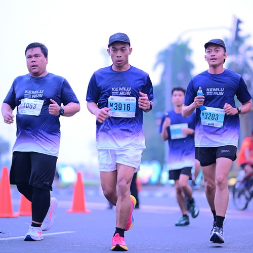 Race photo from KEMLU RUN 2026