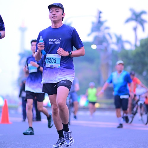 Race photo from KEMLU RUN 2026