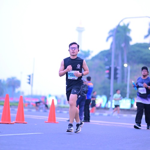 Race photo from KEMLU RUN 2026