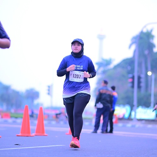 Race photo from KEMLU RUN 2026
