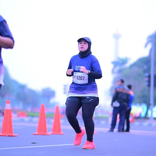 Race photo from KEMLU RUN 2026